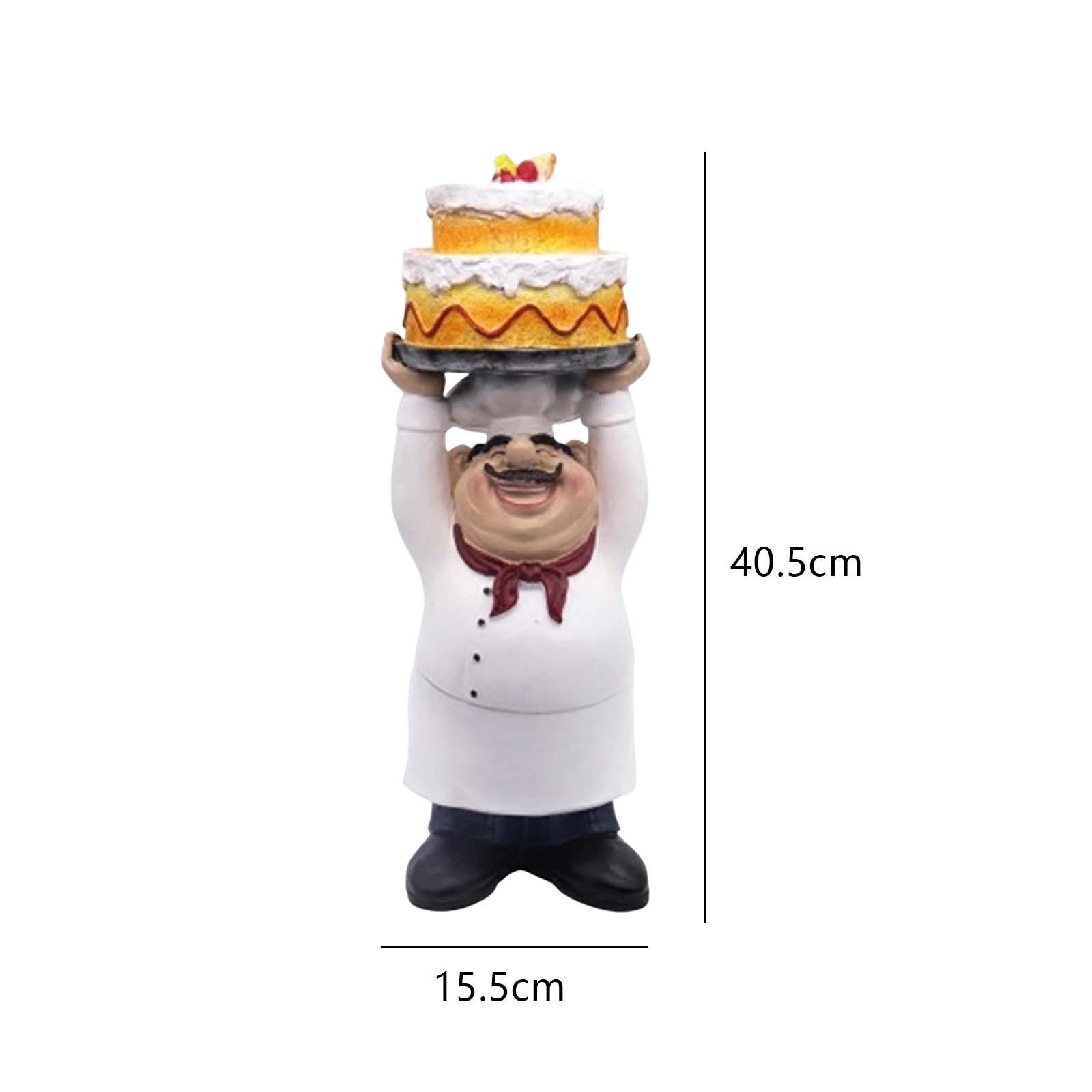 Chef Statue Sculpture Collecti - مراجعة Art Craft Bakery وسعره