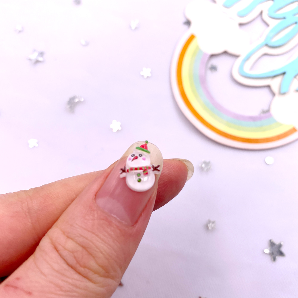 50pcs Resin Mini Colorful Chri - مراجعة Art Craft Christmas Tree وسعره
