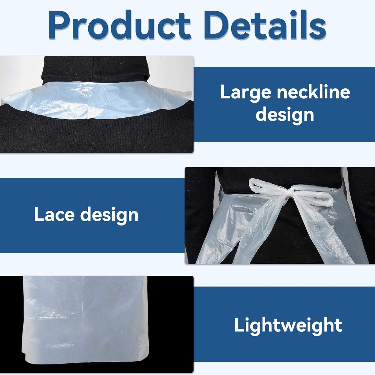 Disposable White Plastic Apron - مراجعة Art X Craft وسعره