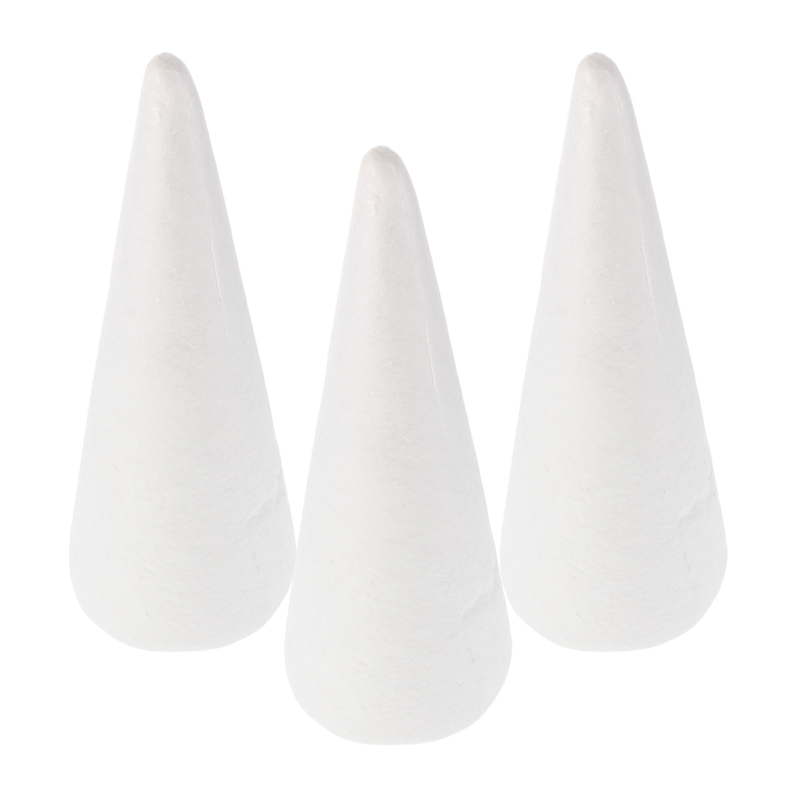 3Pcs Foam Cones Cone Shaped Po - مراجعة Art Craft Christmas Tree وسعره