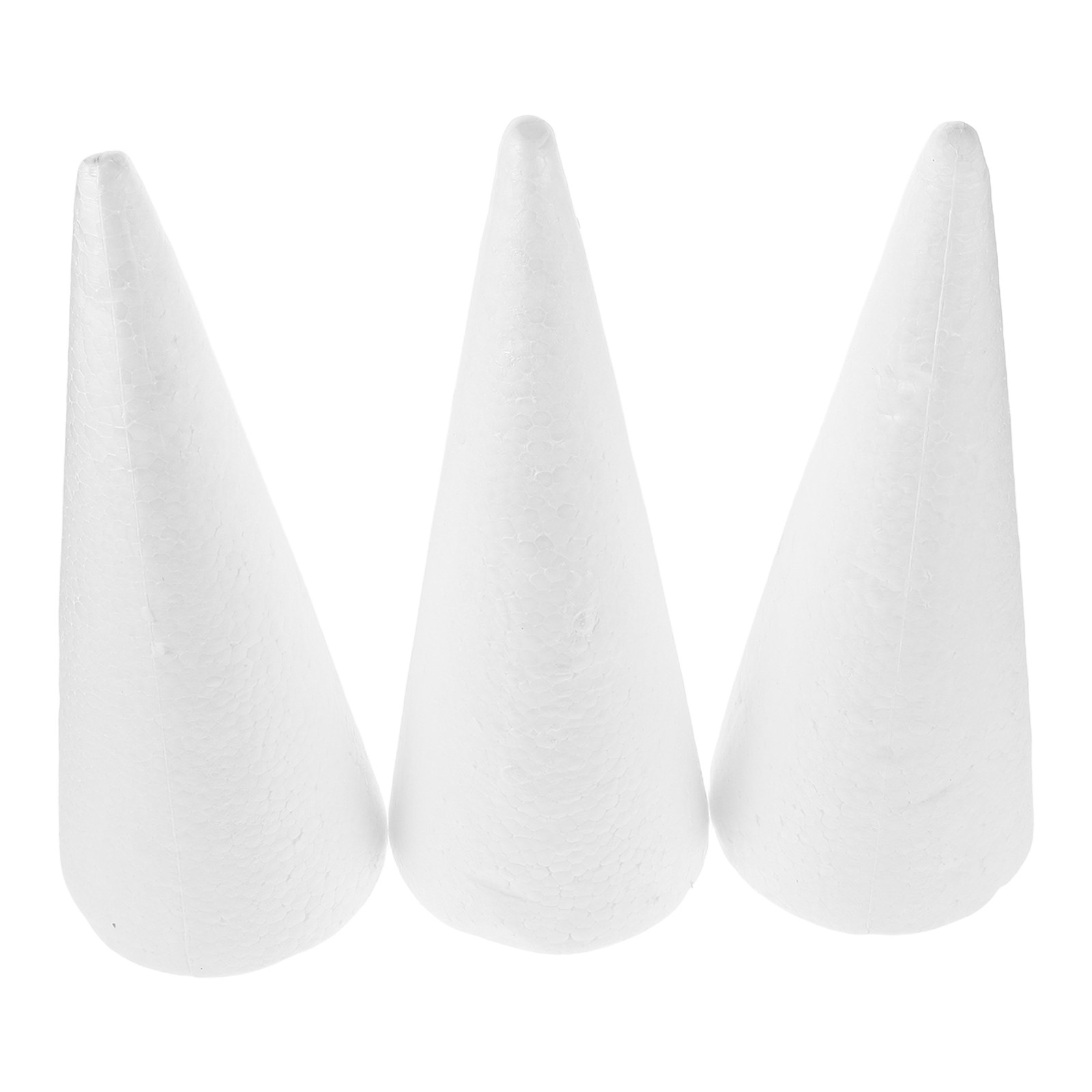 3Pcs Foam Cones Cone Shaped Po - مراجعة Art Craft Christmas Tree وسعره