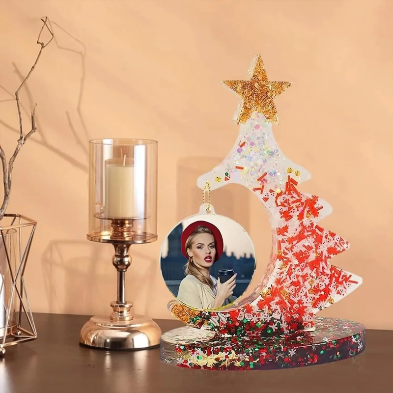 DIY Christmas Tree Photo Frame - مراجعة Art Craft Christmas Tree وسعره