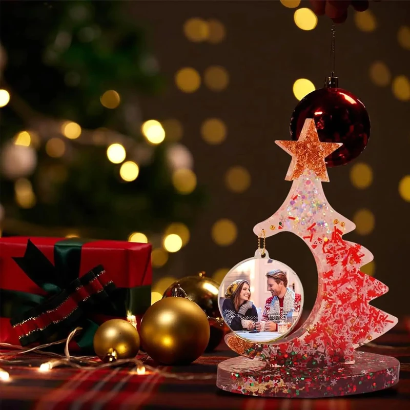 DIY Christmas Tree Photo Frame - مراجعة Art Craft Christmas Tree وسعره