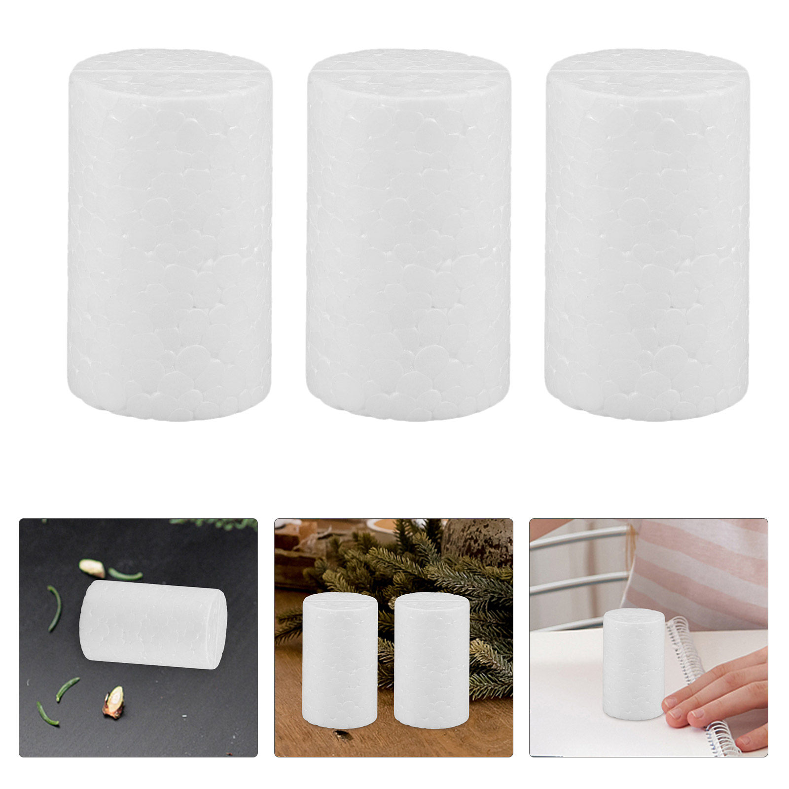 20Pcs White Polystyrene Foam C - مراجعة Art Craft Youtube وسعره