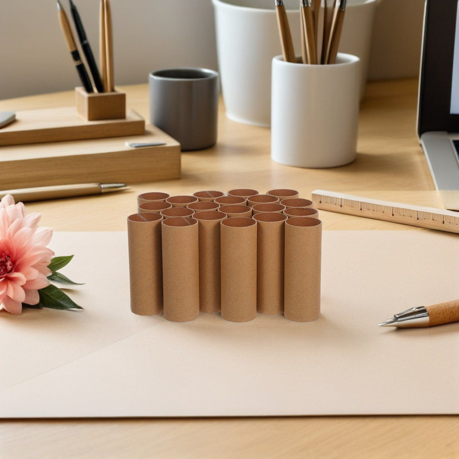 30Pcs Round Kraft Paperboard T - مراجعة Art Craft Youtube وسعره
