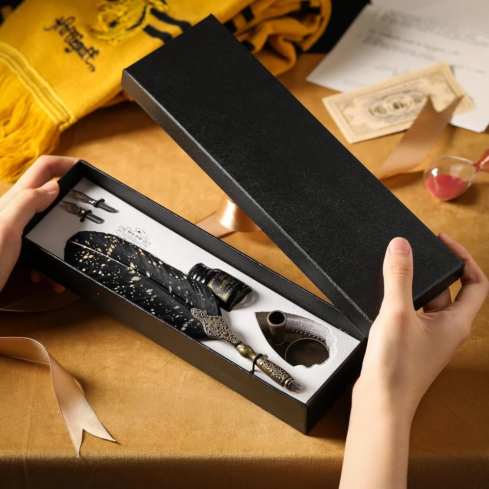 Premium vintage quill pen set, - مراجعة Calligraphy Pen Set وسعره