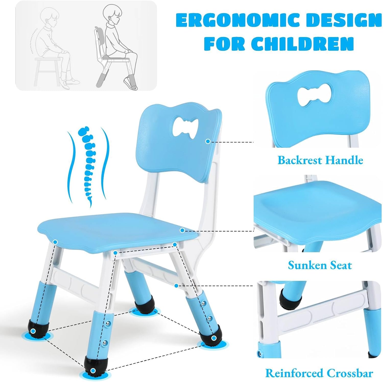 Kids Table and 6 Chairs Set, H - مراجعة Art Craft Activities For Preschoolers وسعره