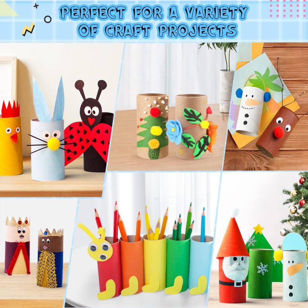 Empty Toilet Paper Rolls for C - مراجعة Art Craft Youtube وسعره