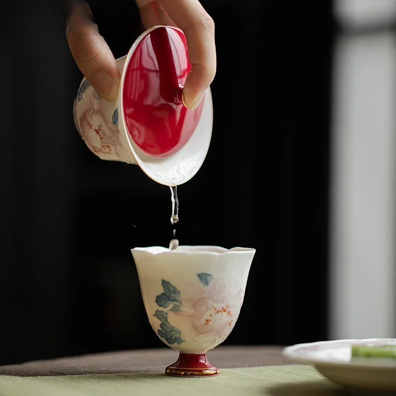 100ml Hand Drawn Peony Gaiwan  - مراجعة Art And Craft Exclusives وسعره