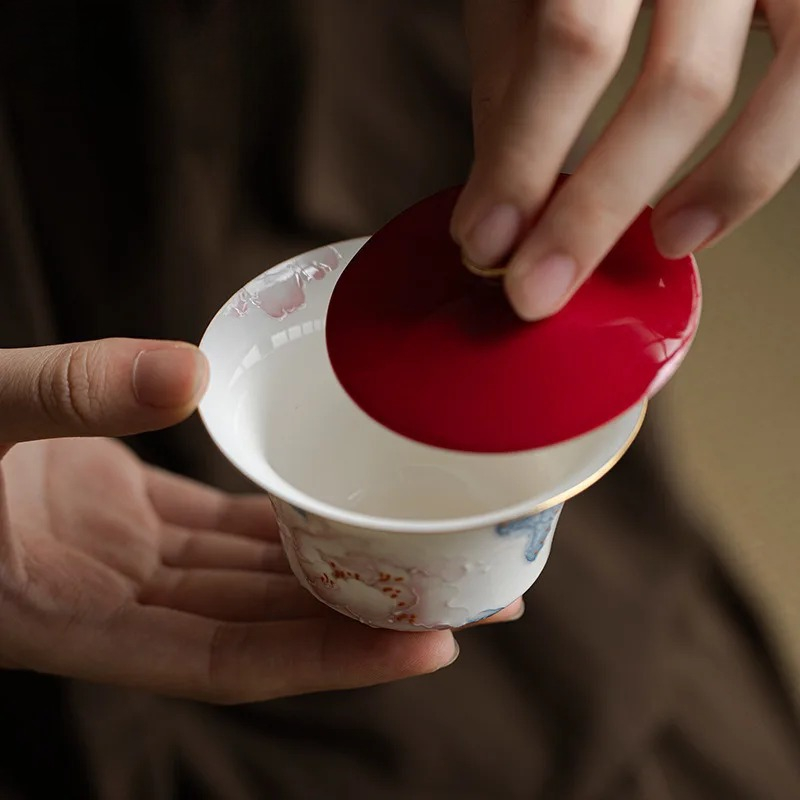 100ml Hand Drawn Peony Gaiwan  - مراجعة Art And Craft Exclusives وسعره