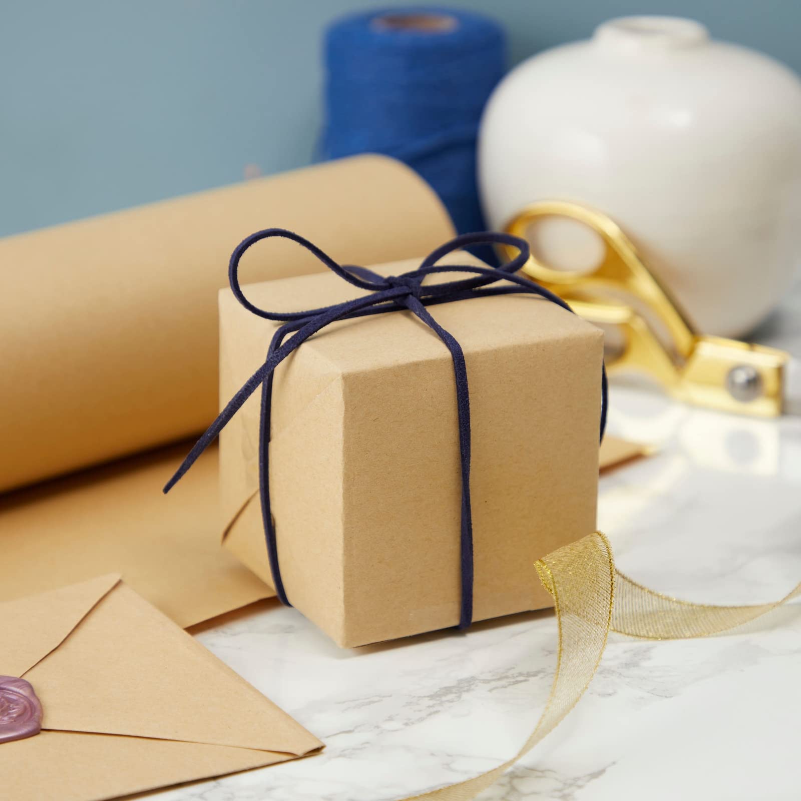 Kraft Paper Brown Ideal for Gi - مراجعة Art Craft Recycled Materials وسعره