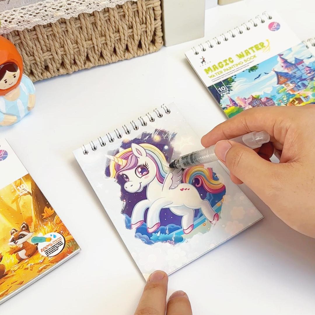 Magic Water Drawing Book for K - مراجعة Art Craft Activities For Preschoolers وسعره