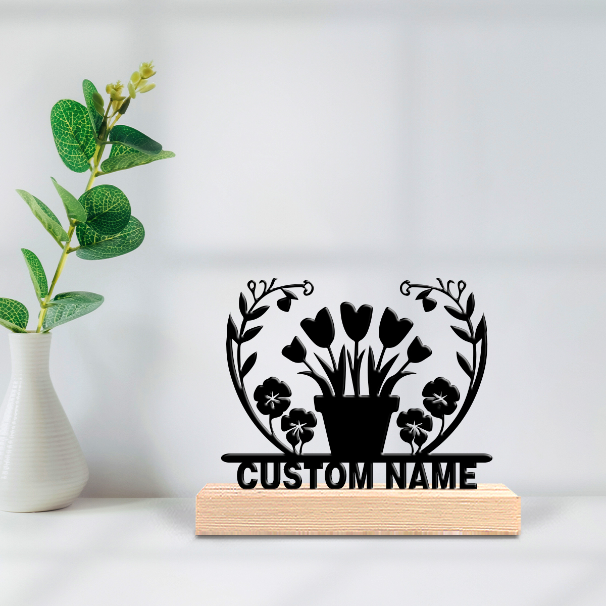 1pc flower grass Custom Text I - مراجعة Art Crafting وسعره