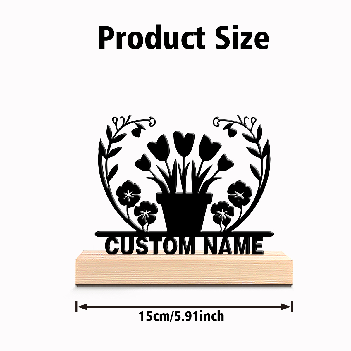 1pc flower grass Custom Text I - مراجعة Art Crafting وسعره