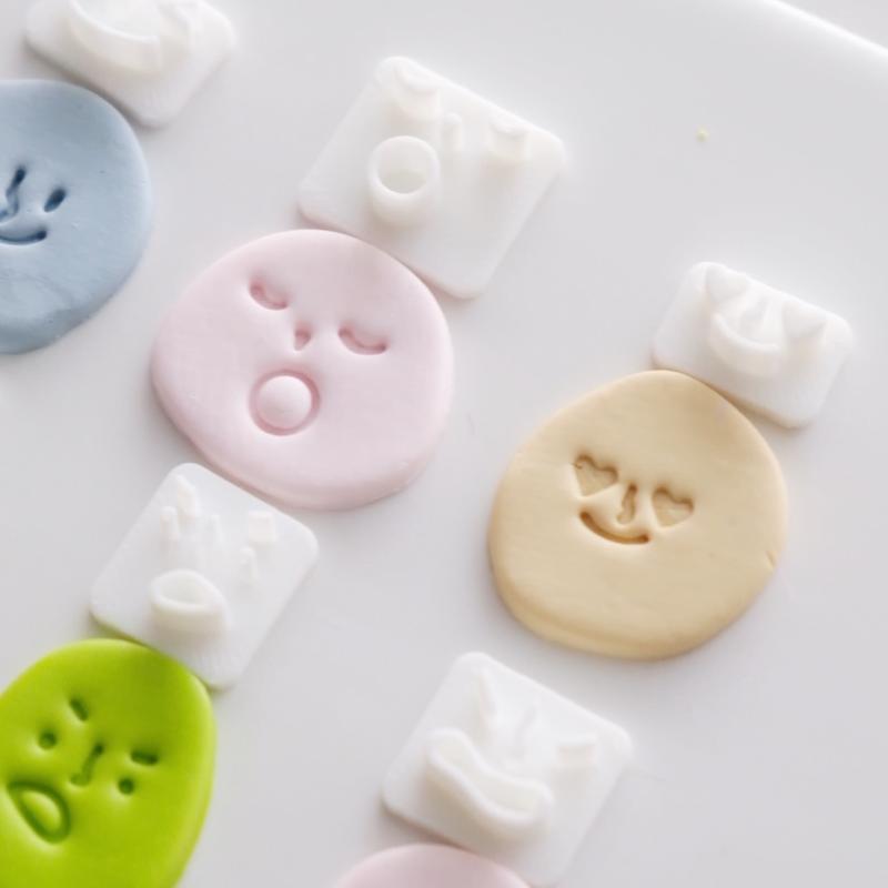 8Pcs Mini Cartoon Expression P - مراجعة Polymer Clay Set وسعره