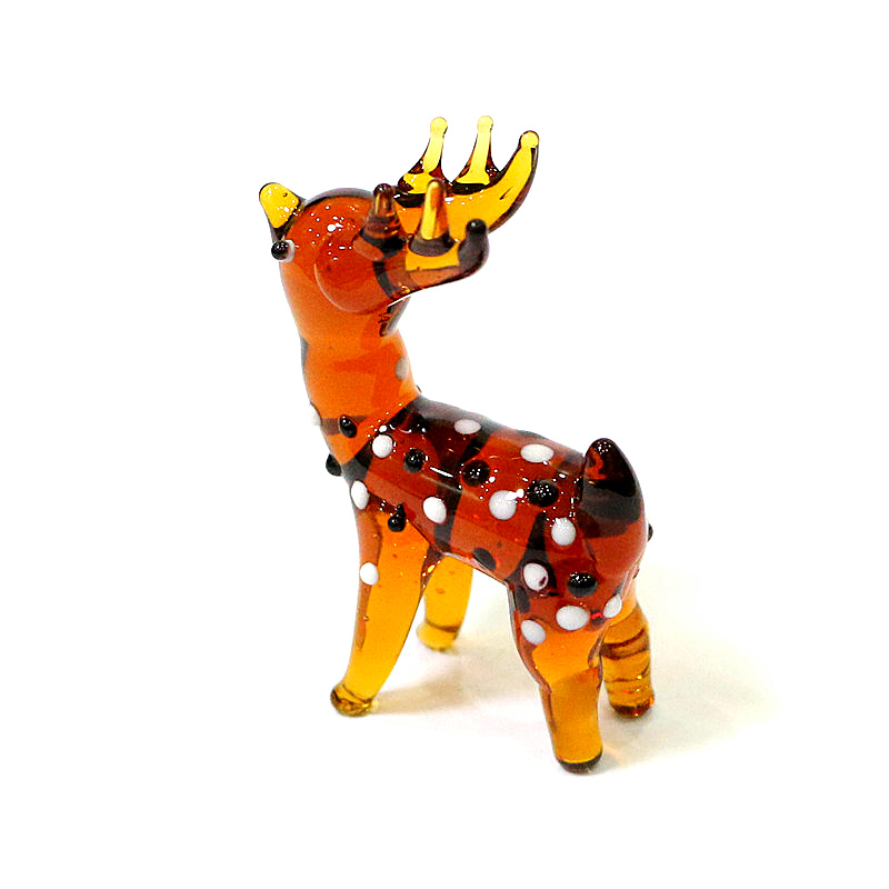 Custom Cute Christmas Deer Gla - مراجعة Art Craft Display وسعره