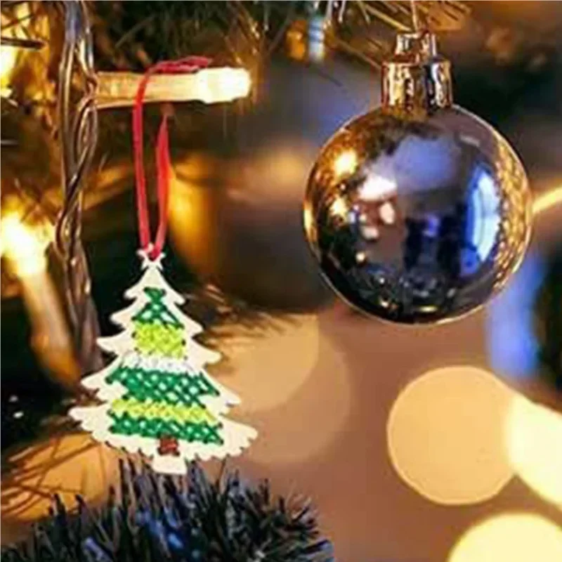 10Pcs New A Top Quality DIY Cr - مراجعة Art Craft Christmas Tree وسعره