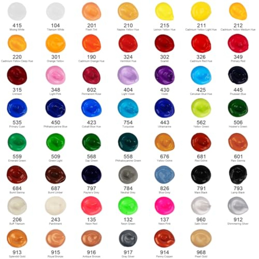 Acrylic Paint, / 120ml Single  - مراجعة Art Craft Youtube وسعره