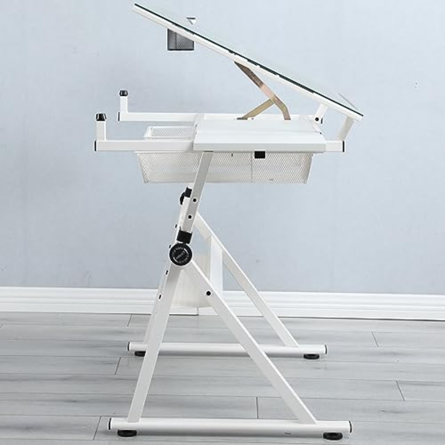 Drafting Table with Stool Mode - مراجعة Art & Craft Paper Ideas وسعره
