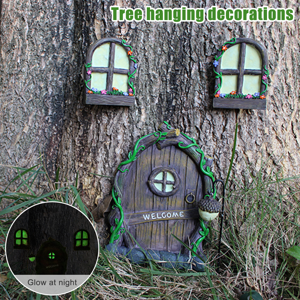 3pcs Tree Sculpture Garden Gno - مراجعة Art Craft Christmas Tree وسعره