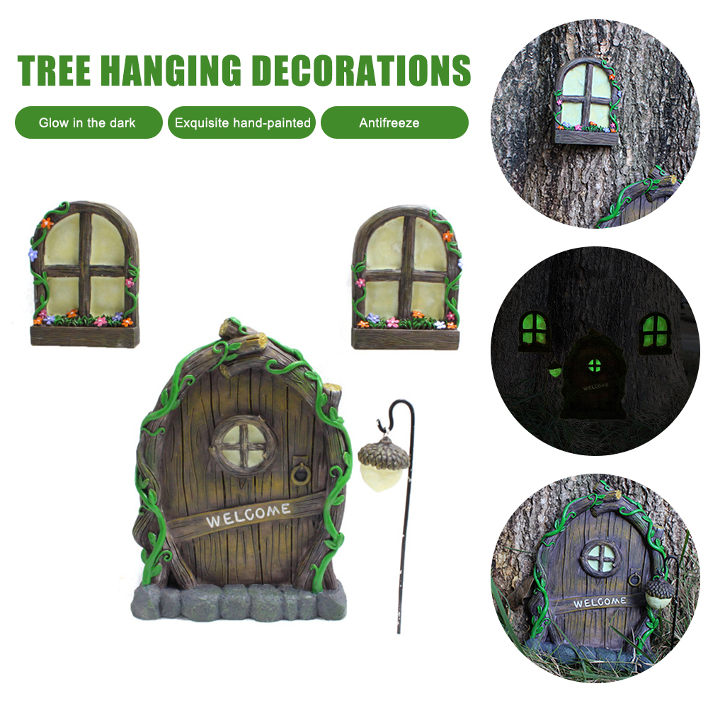 3pcs Tree Sculpture Garden Gno - مراجعة Art Craft Christmas Tree وسعره