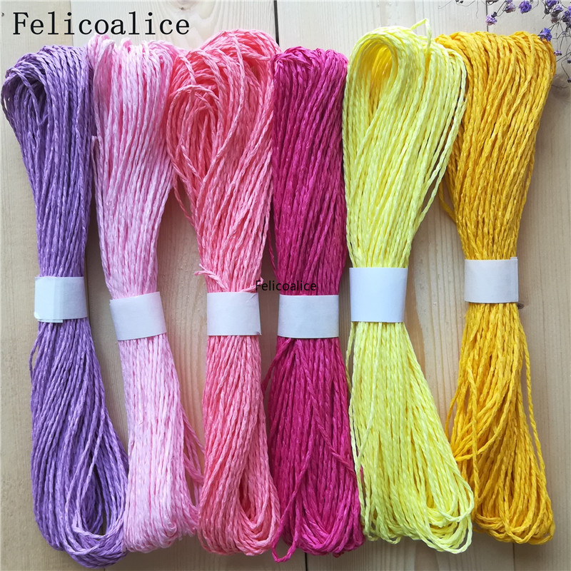 1pcs/lot 30M Rafi Grass Rope D - مراجعة Art Craft Toddler وسعره
