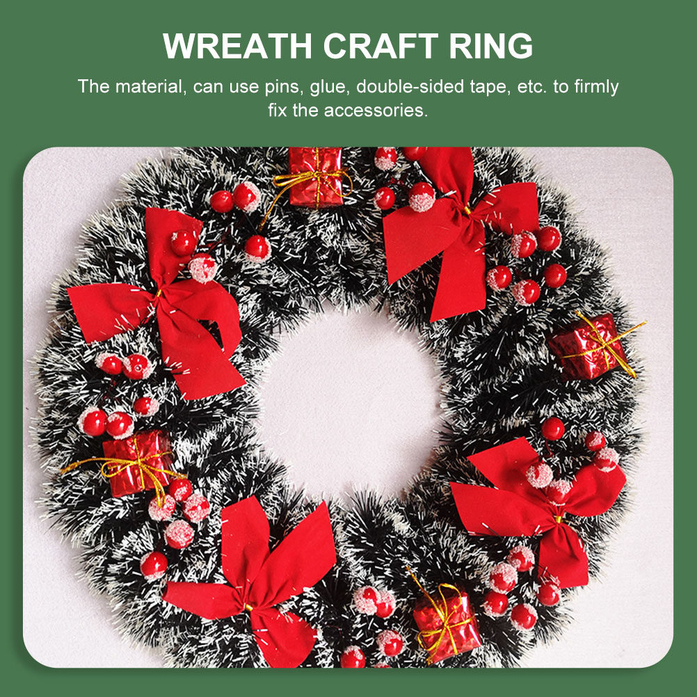 8Pcs DIY Wreath Foam Rings Whi - مراجعة Art Craft Class وسعره