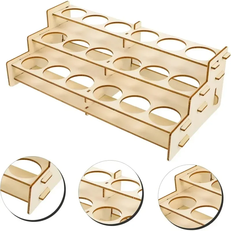 Wooden Paint Rack Organizer fo - مراجعة Art Craft Display وسعره