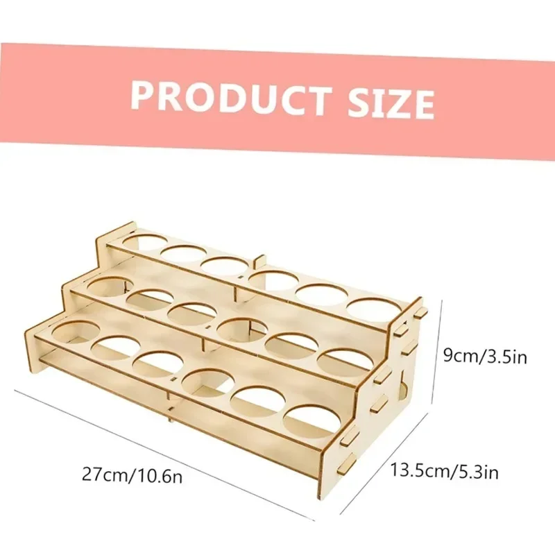Wooden Paint Rack Organizer fo - مراجعة Art Craft Display وسعره
