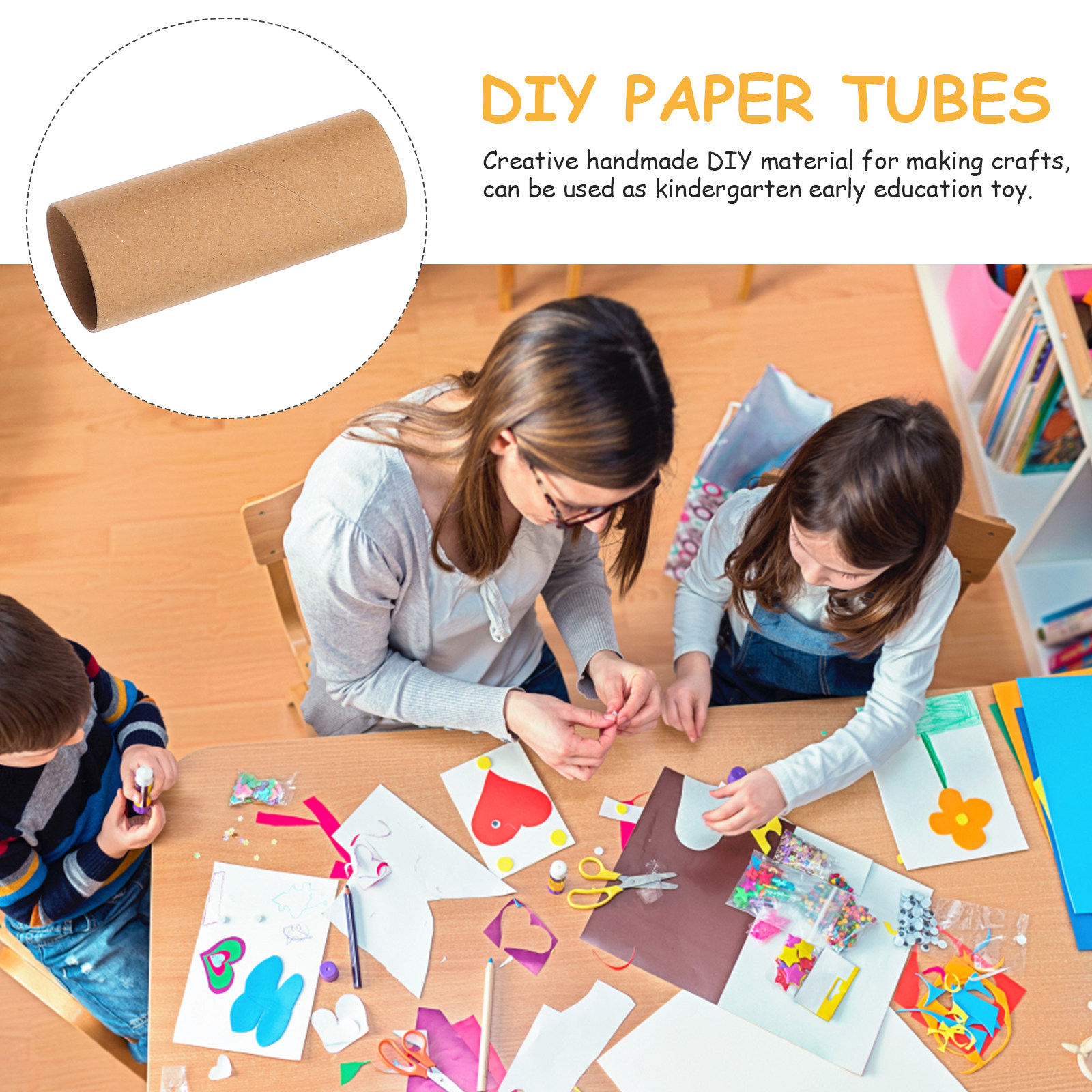 20Pcs Empty Paper Roll Tubes R - مراجعة Art Craft Youtube وسعره