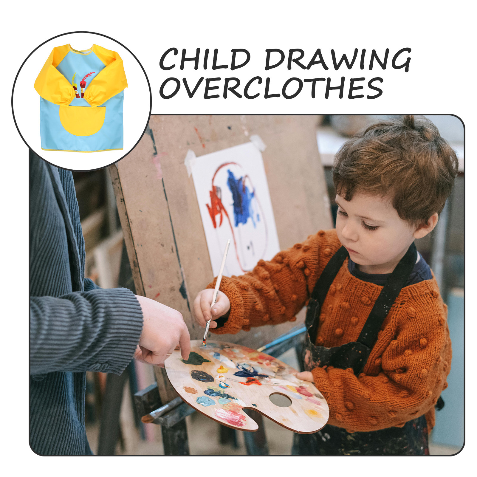 Kids Painting Smock Waterproof - مراجعة Art Craft Activities For Preschoolers وسعره