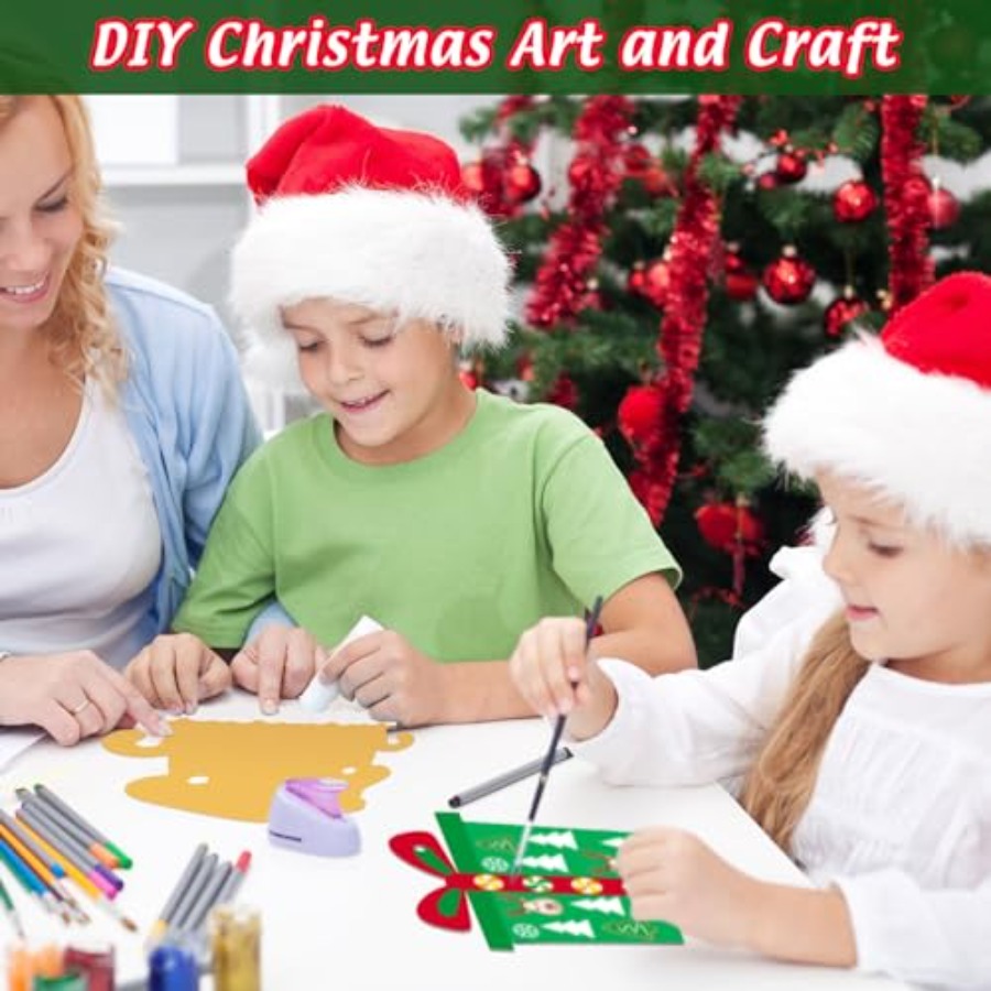 Sets Christmas Craft Kit for T - مراجعة Art Craft Christmas Tree وسعره