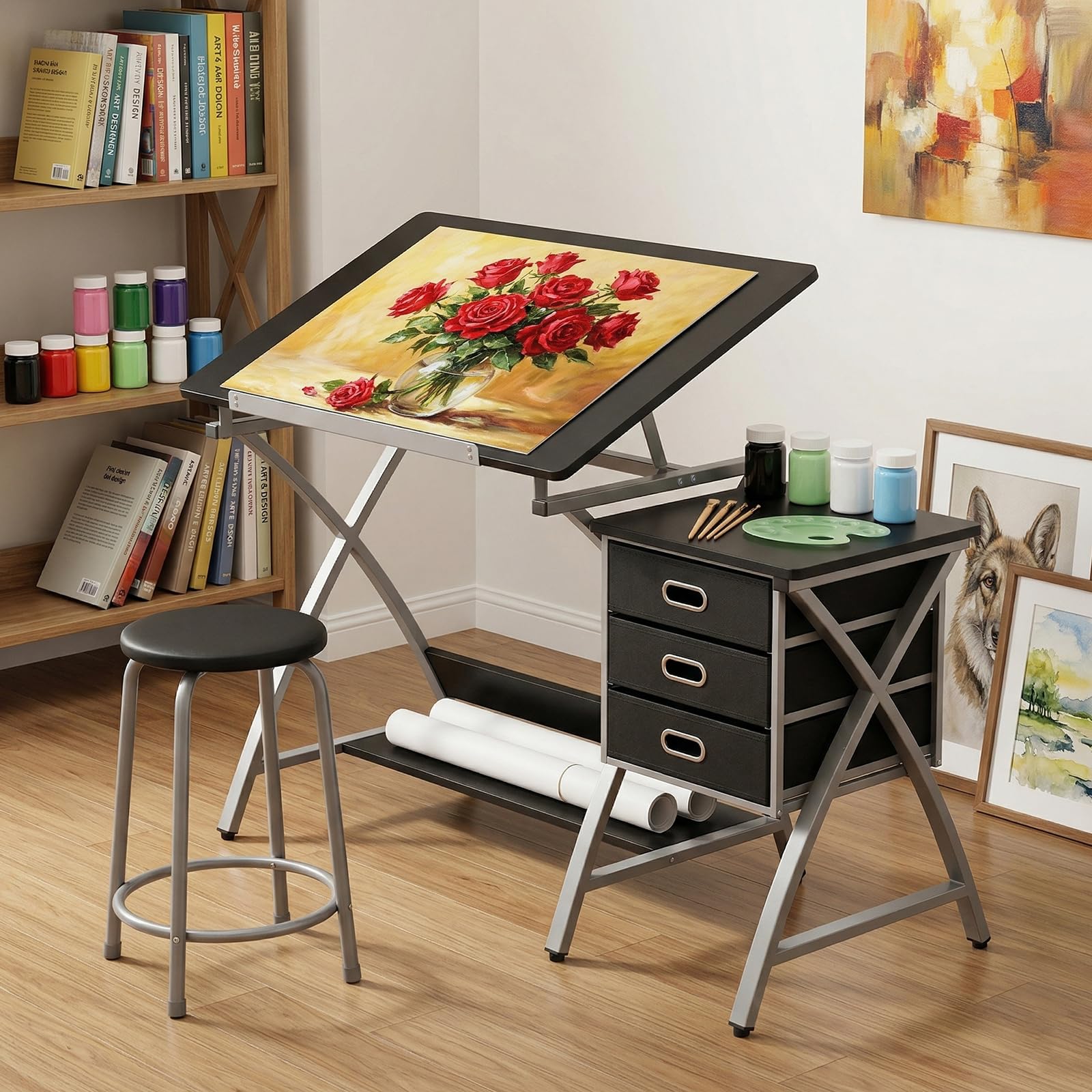 Tabletop Adjustable Drafting T - مراجعة Art & Craft Paper Ideas وسعره