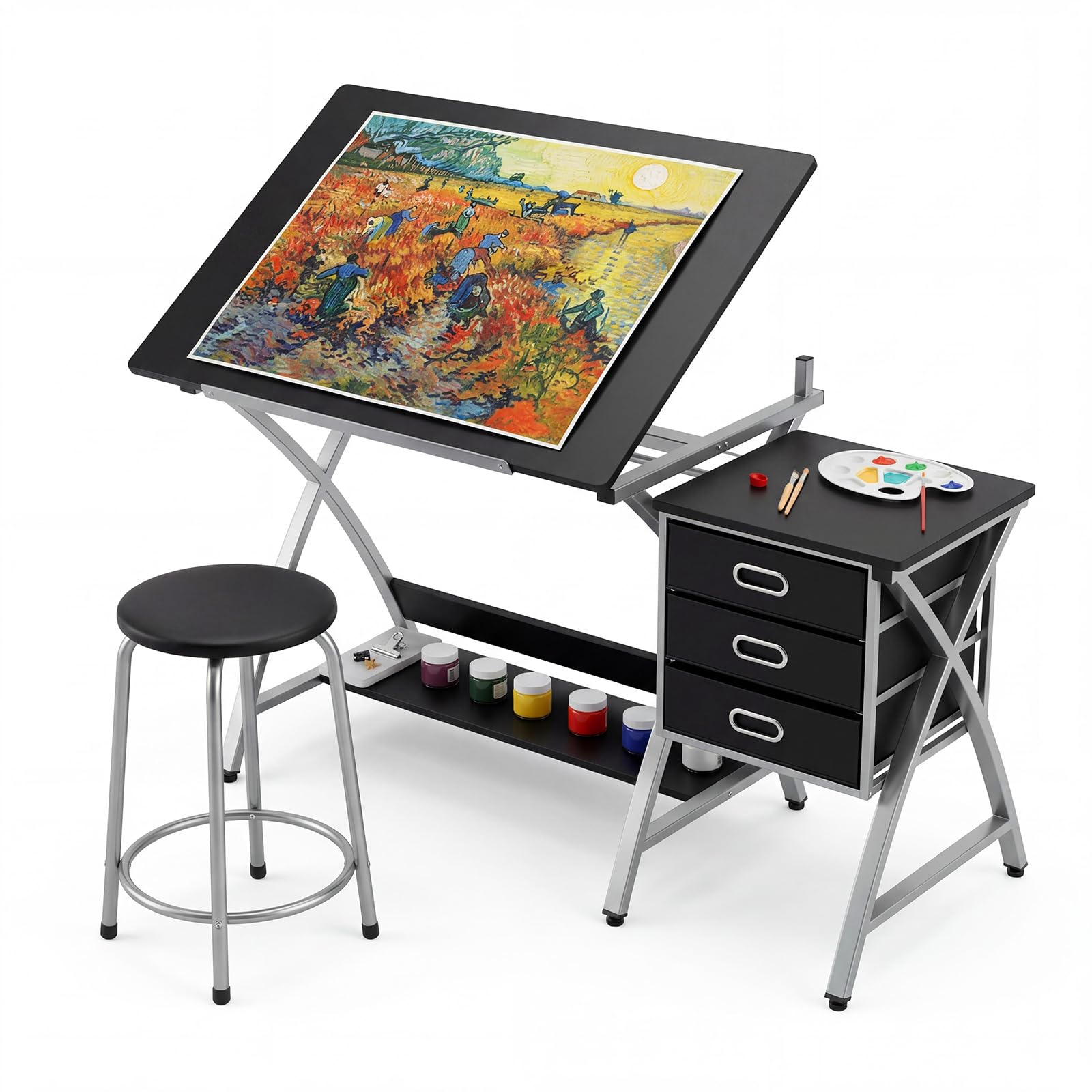 Tabletop Adjustable Drafting T - مراجعة Art & Craft Paper Ideas وسعره