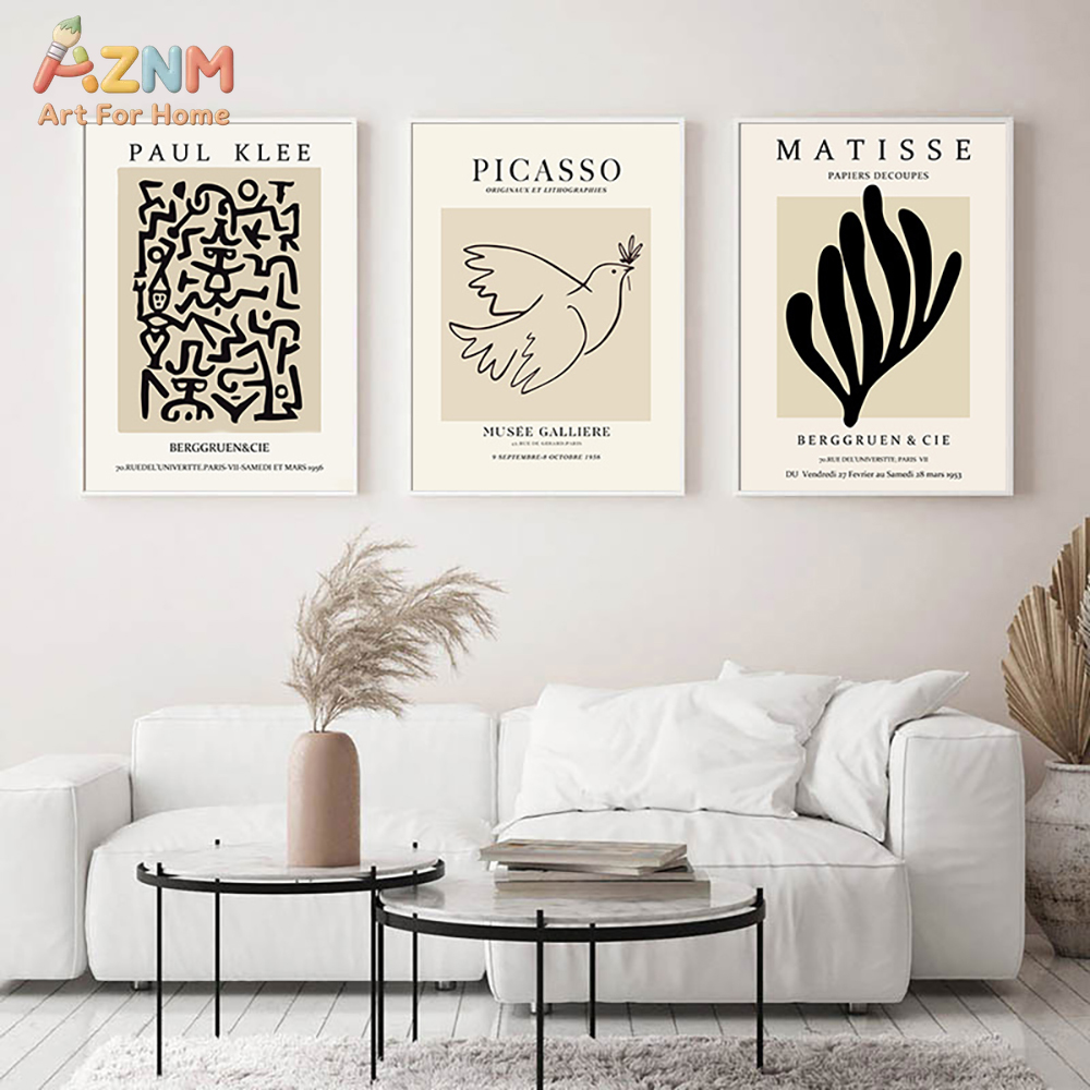 3PCS Matisse Picasso Paul Klee - مراجعة Art Craft Display وسعره
