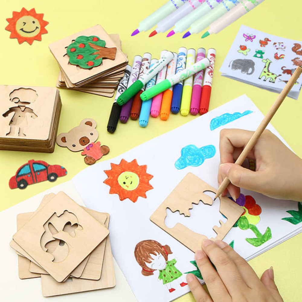Montessori Kids Toys Drawing T - مراجعة Art Craft Toddler وسعره