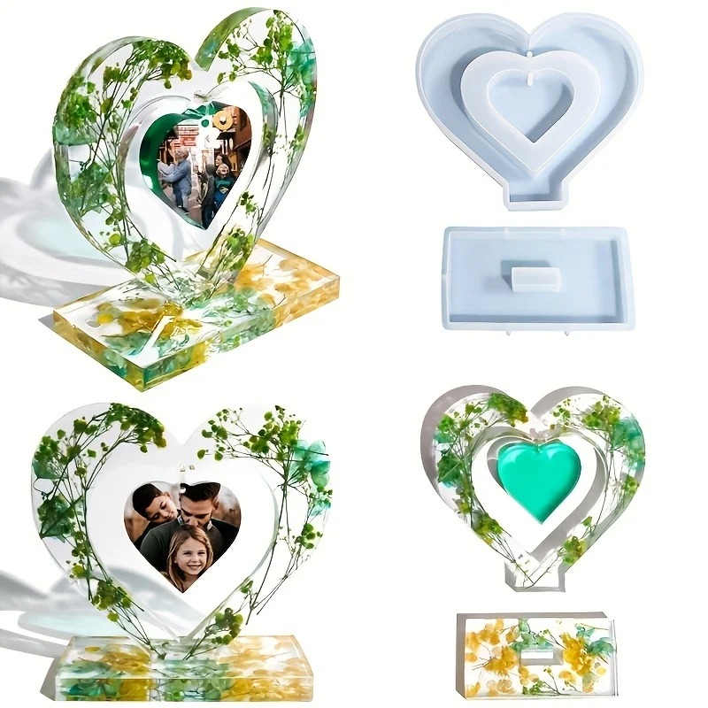 Heart Resin Molds, 2 Pieces Lo - مراجعة Art And Craft Photos وسعره