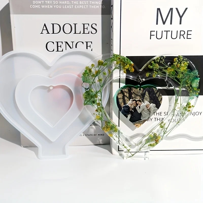 Heart Resin Molds, 2 Pieces Lo - مراجعة Art And Craft Photos وسعره