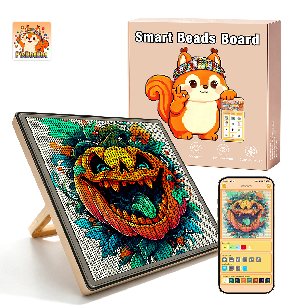 Smart LED Bead Art Board with  - مراجعة Craft Art Set وسعره