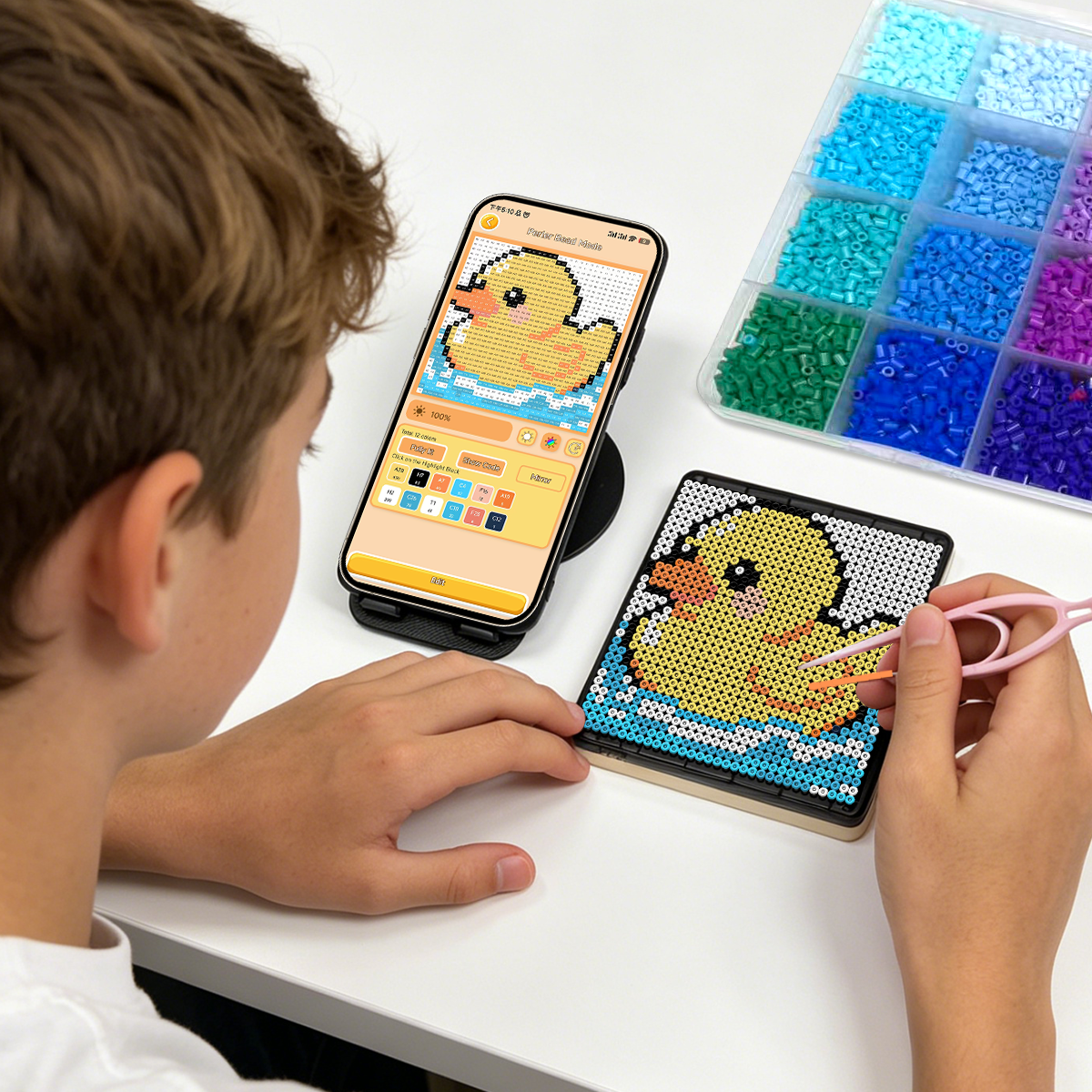 Smart LED Bead Art Board with  - مراجعة Craft Art Set وسعره