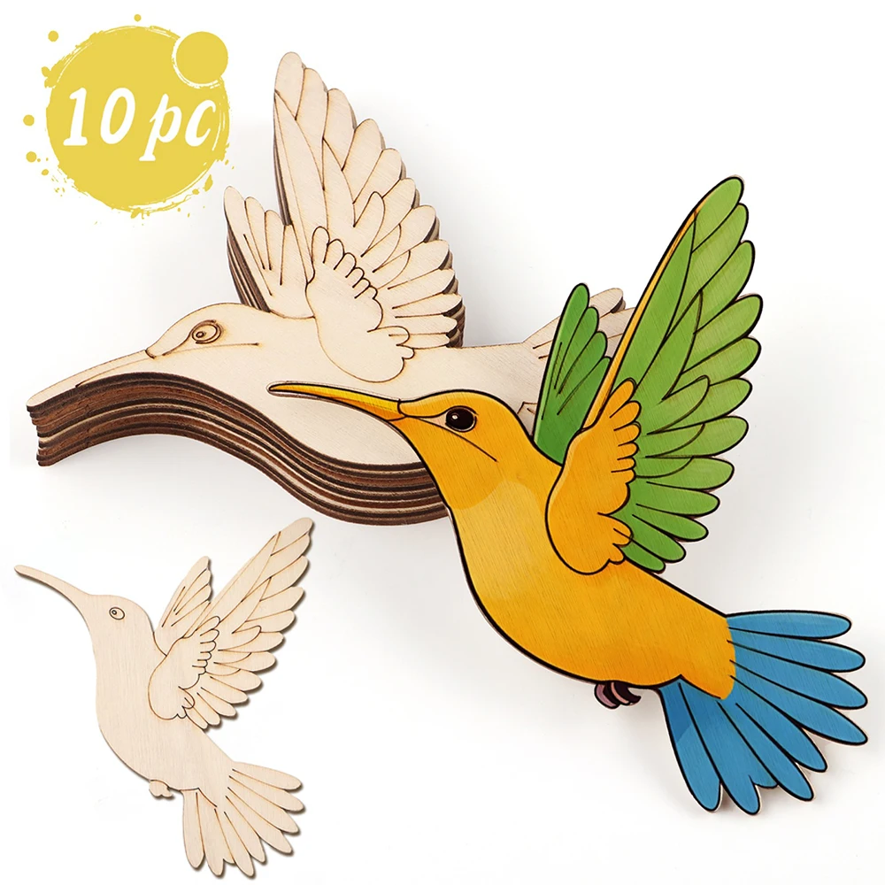 10pcs Unfinished Wood Animal B - مراجعة Art & Craft Paper Ideas وسعره
