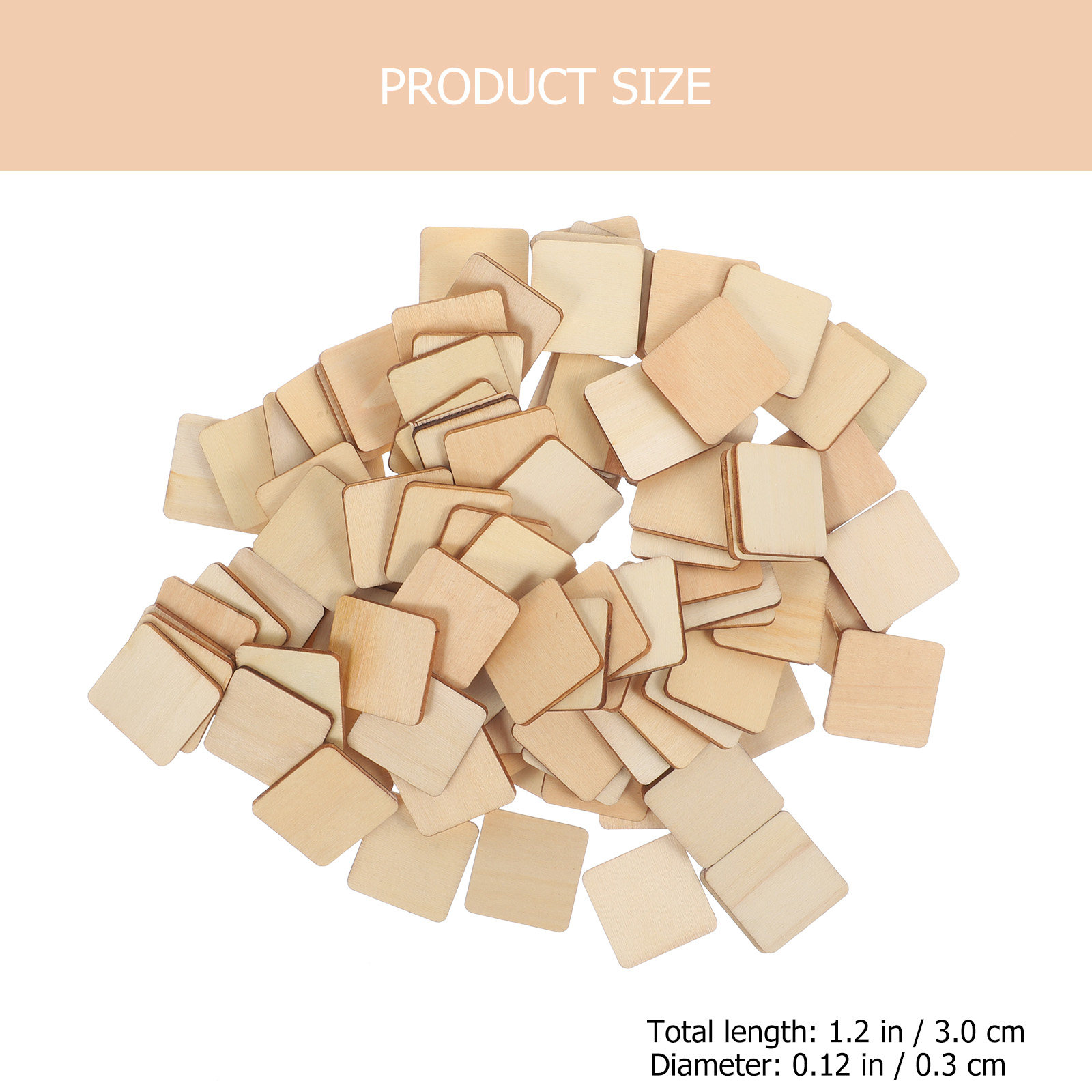 100Pcs Unfinished Wood Blocks  - مراجعة Art Craft Class وسعره