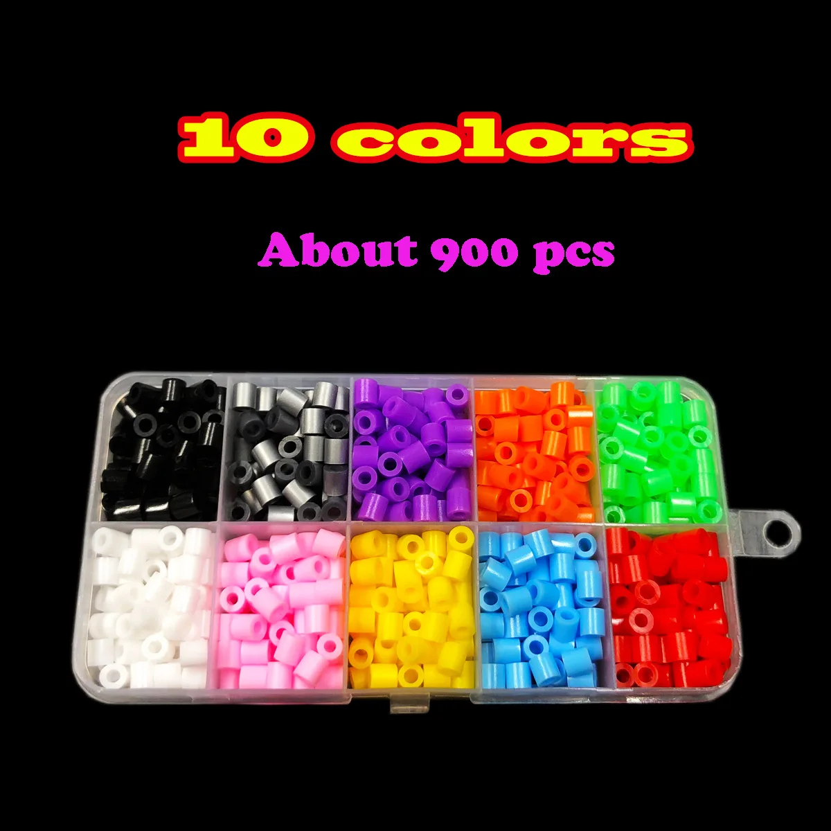 Fuse Beads Kit 900Pcs 10 Color - مراجعة Art Craft Class وسعره