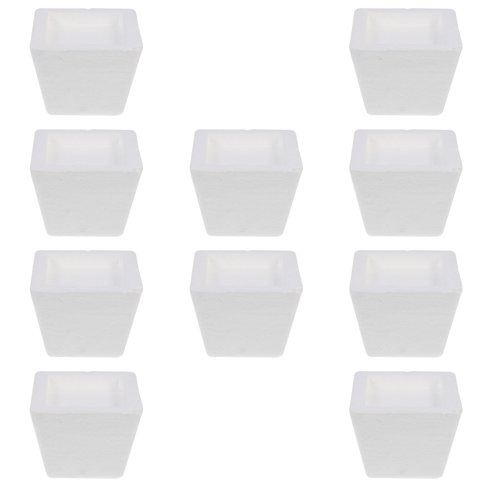 10Pcs Paintable Foam Flowerpot - مراجعة Art Craft Activities For Preschoolers وسعره