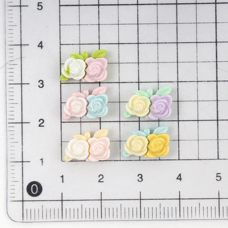 30/300pcs Mini Flowers Resin P - مراجعة Art Craft Toddler وسعره
