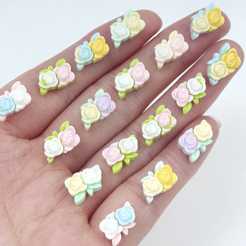 30/300pcs Mini Flowers Resin P - مراجعة Art Craft Toddler وسعره