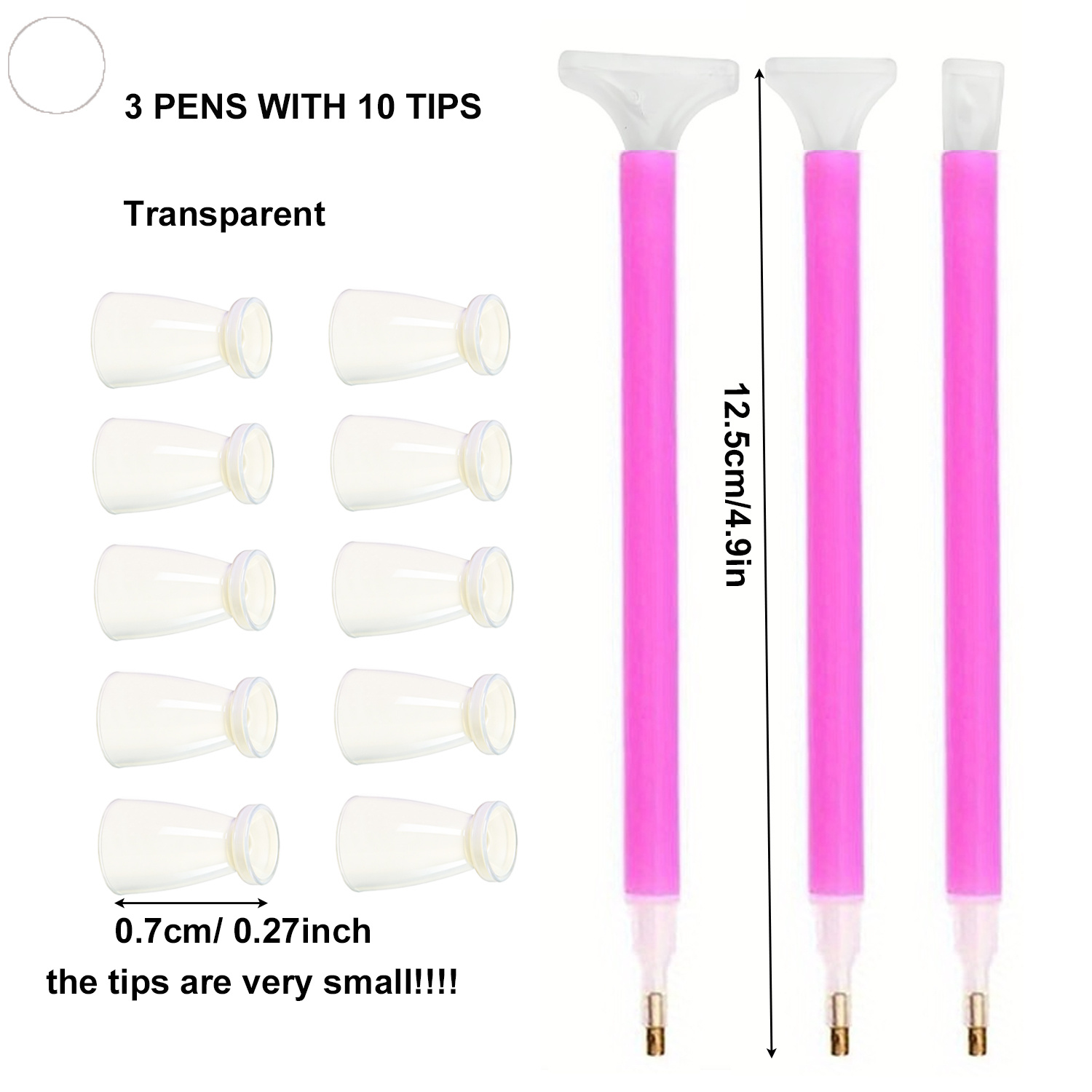 10 Silicone Tips & 3 Pens Diam - مراجعة Craft Art Set وسعره