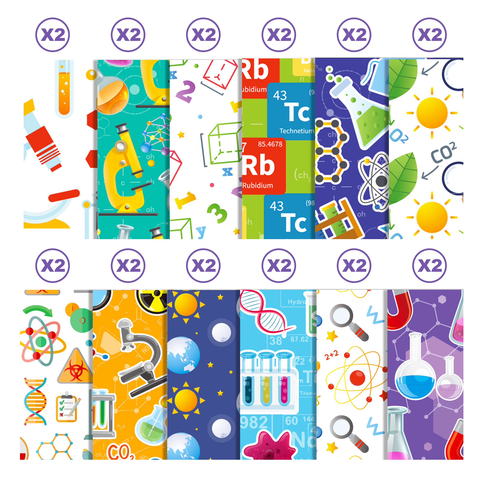 24pcs Science Scientist Scrapb - مراجعة Art And Craft Photos وسعره