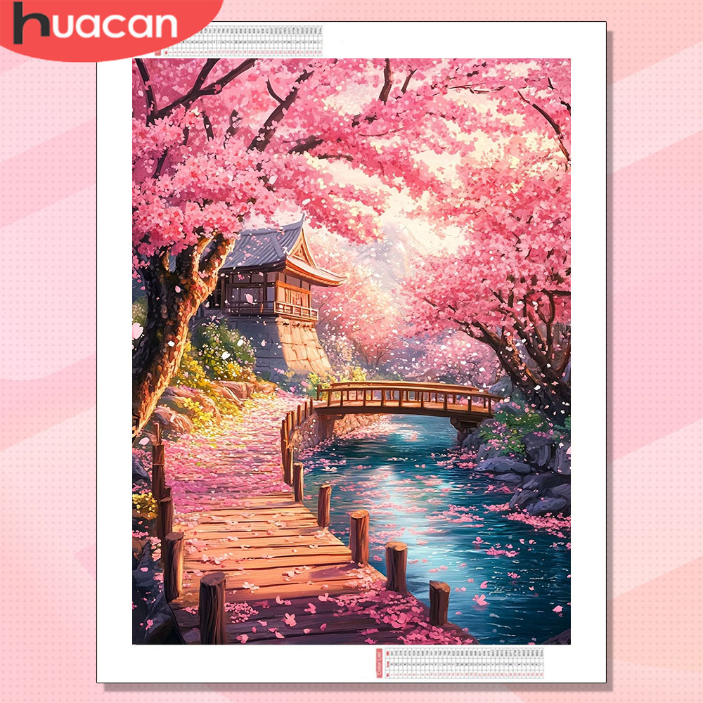 HUACAN Diamond Art House Lands - مراجعة Art Craft Hobbies وسعره