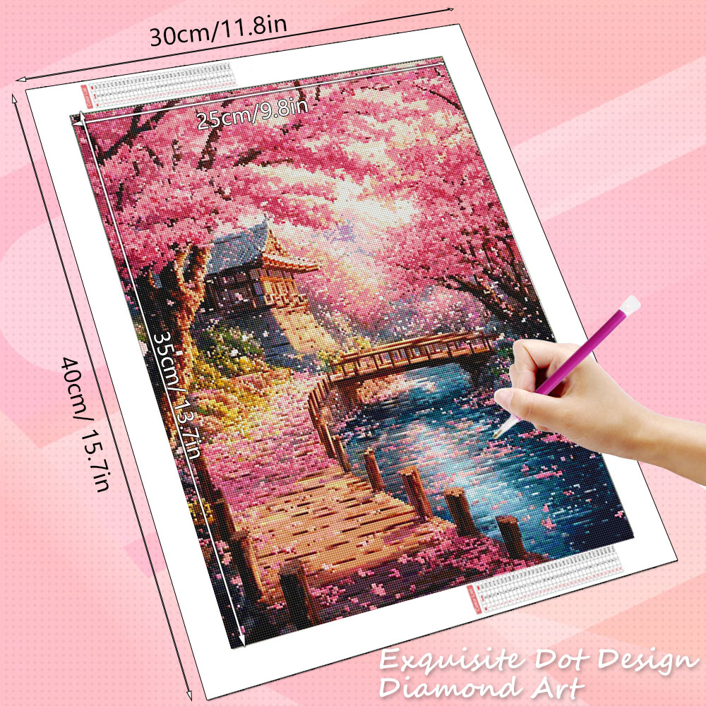 HUACAN Diamond Art House Lands - مراجعة Art Craft Hobbies وسعره